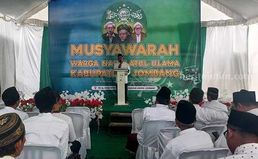 Muswa NU yang bertempat di Pondok Pesantren Al-Amin Dusun Payakmundil, Desa Rejoagung, Kecamatan Ngoro, Kabupaten Jombang, Sabtu (19/8/2023)
