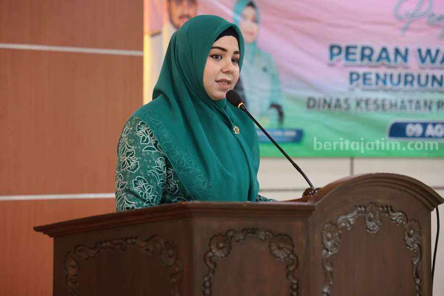 Ketua Tim Penggerak (TP) PKK Kota Probolinggo, Aminah Hadi Zainal Abidin