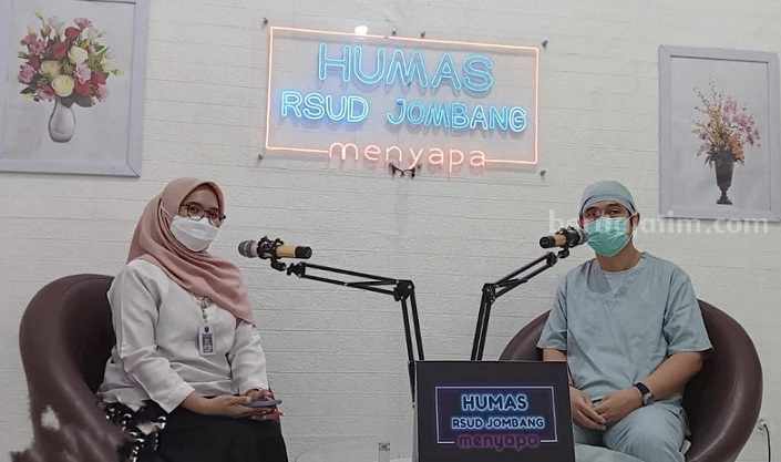 Acara RSUD Menyapa yang membahas tentang epistaksis atau mimisan, Rabu (23/8/2023)