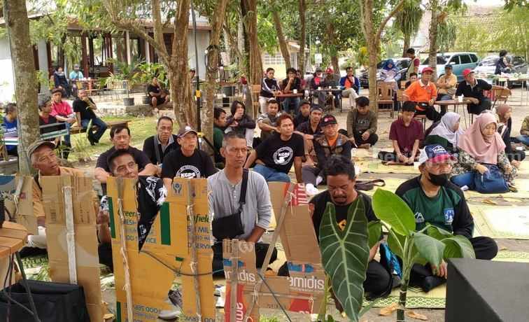 Diskusi bersama Forum Komunitas Sungai Sleman (FKSS). (Foto Rahajeng Kartika)