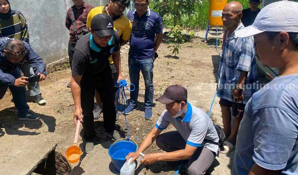 Polisi Selidiki Pencemaran Air Sumur Warga Tempurejo Kediri Pencemaran Kediri