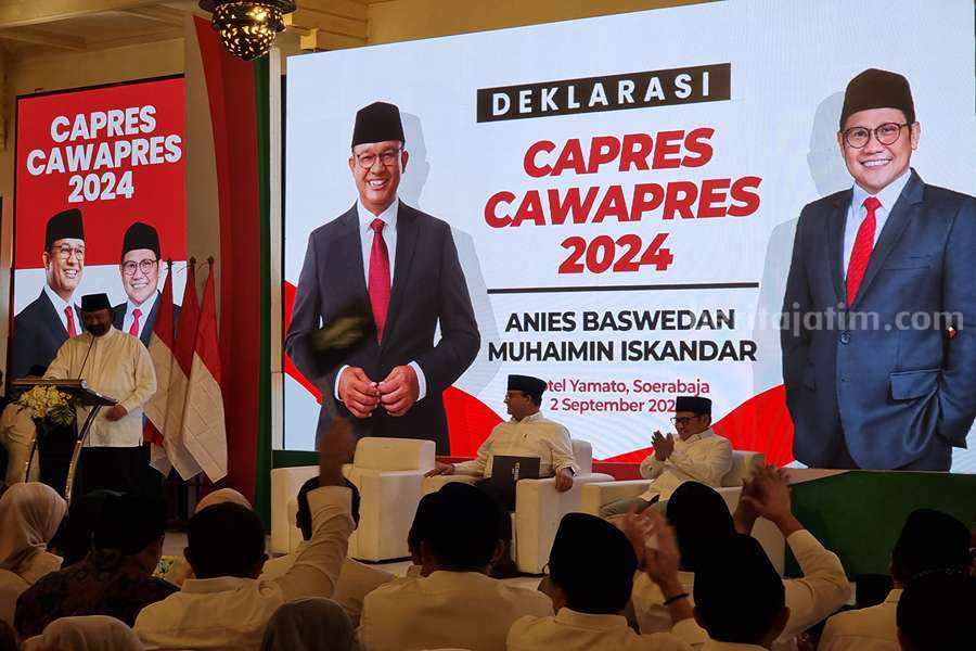Relawan Anies Baswedan Konsolidasi dengan PKB Jatim, Bahas Apa? Pasangan Anies-Gus Imin
