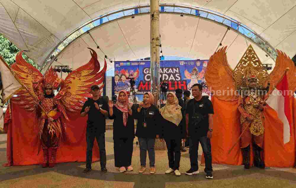 Pembukaan GCM oleh Kepala LPP RRI Malang (Foto : Dani Alifian/beritajatim.com)