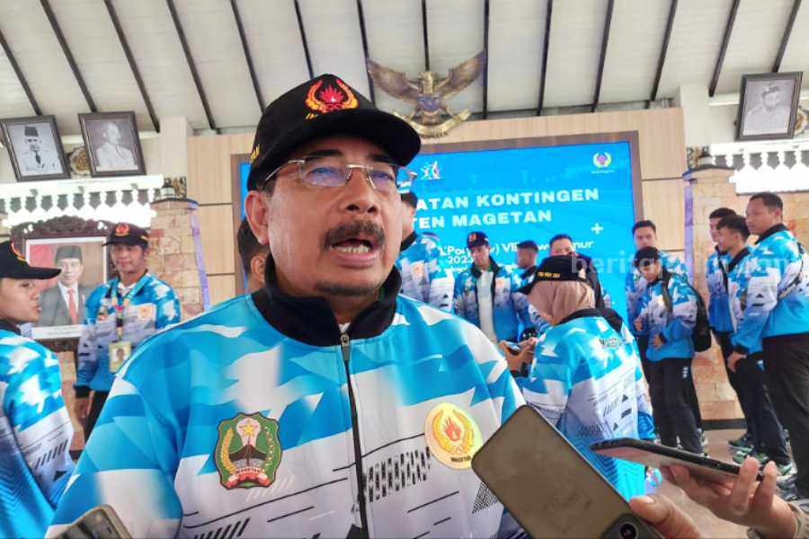Ketua Komite Olahraga Nasional Indonesia (KONI) Magetan Bambang Trianto