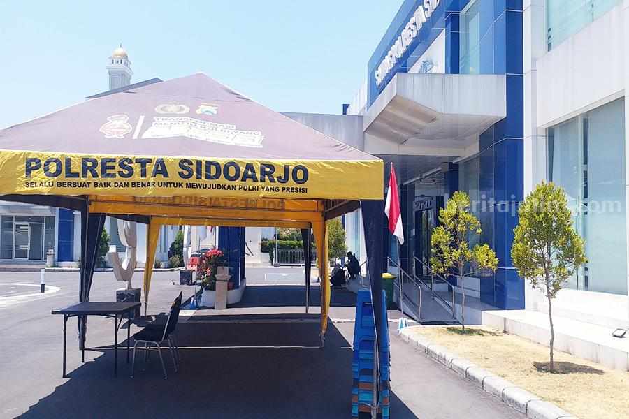 Kantor Satpas Satlantas Polresta Sidoarjo di Jalan Raya Cemengkalang Sidoarjo