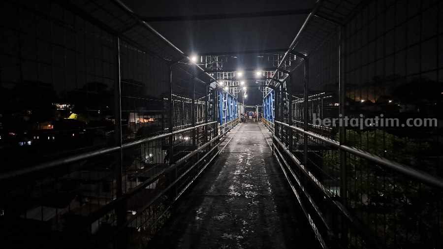 Kondisi Jembatan Pelor Kota Malang.