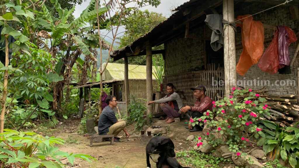 Perkampungan Tlogo Gentong di Lereng Gunung Kawi Blitar yang akan dijadikan lokasi farm 3 Greenfilds.