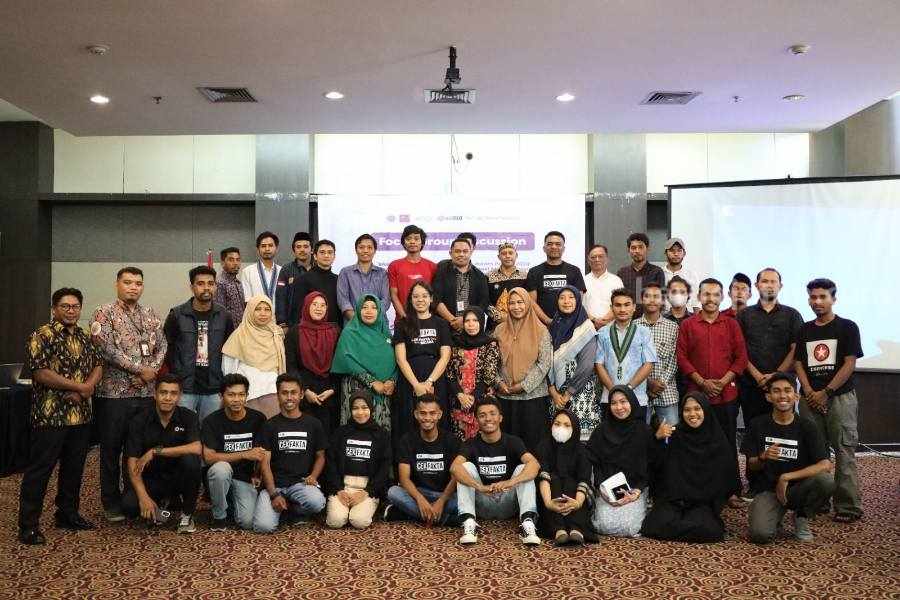 Jelang Pemilu 2024, Program Cek Fakta Mafindo dan Mafindo Maluku Utara Diskusi Atasi Berita Hoaks Kegiatan diskusi Program Cek Fakta Mafindo dan Mafindo Maluku Utara. (Foto: istimewa)