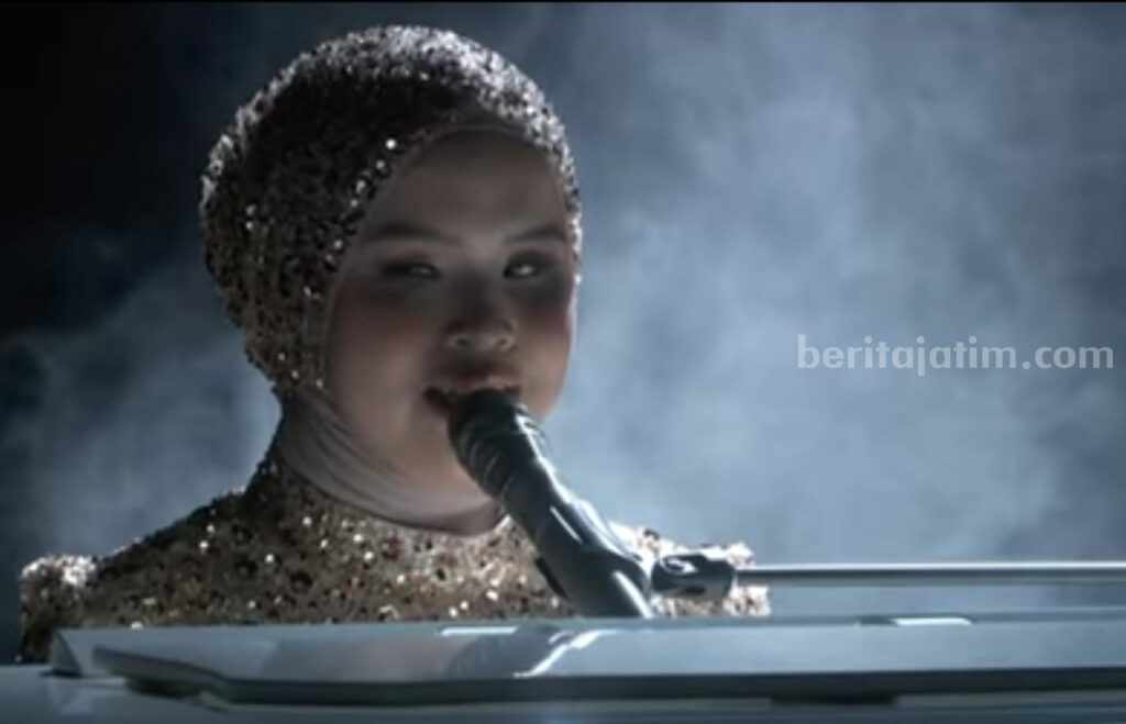 Putri Ariani di semi final America's Got Talent 2023. (Sumber foto: YouTube America's Got Talent 2023)