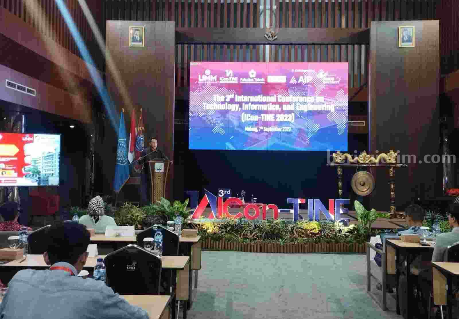 Dekan FT UMM Prof. Ilyas Masudin, saat pelaksanaan ICon-TINE 2023 (Foto: Istimewa)