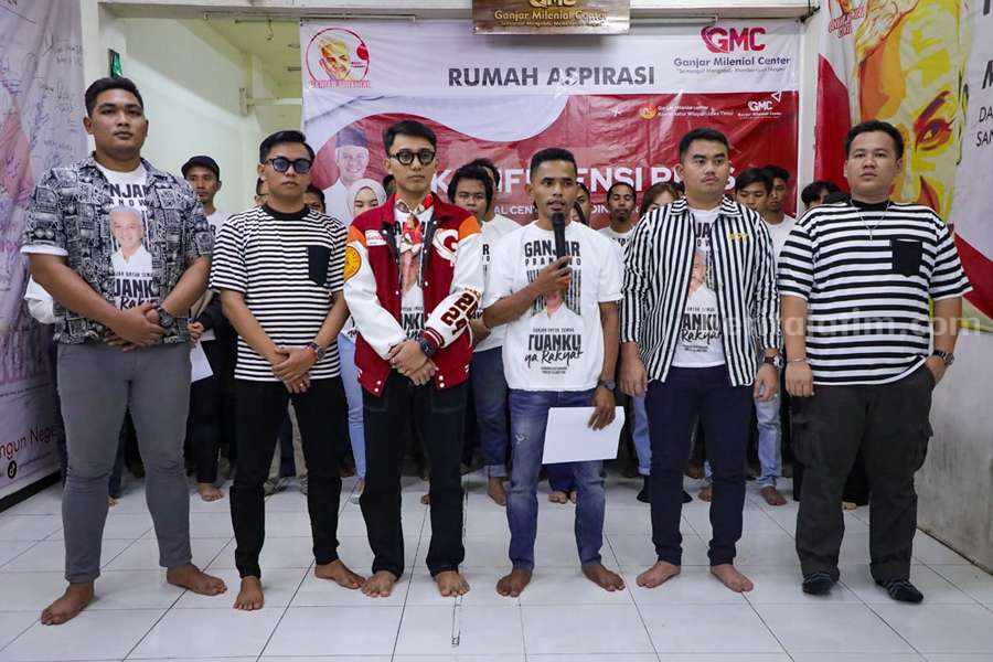 Dicatut Dukung Prabowo, Ganjar Milenial Jatim: Kami Somasi! Relawan Ganjar Milenial Center Jatim