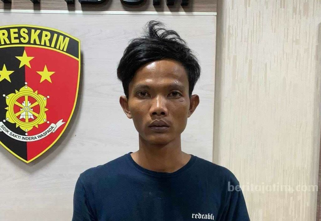 Foto tersangka pencurian perhiasan Syarwan sebelum dijebloskan ke penjara