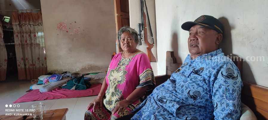 Mesinah, warga RT 4 RW 7 Kecamatan Ponggok Kabupaten Blitar yang tidak menerima BPNT selama 6 tahun.