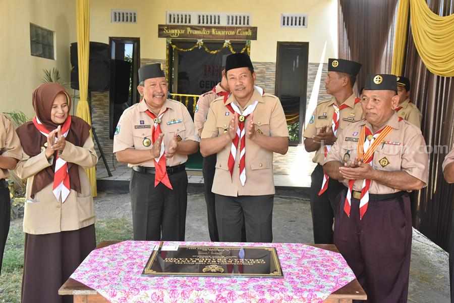 Wabup Sidoarjo Subandi Resmikan Gedung Kwartir Ranting Pramuka Candi pramuka