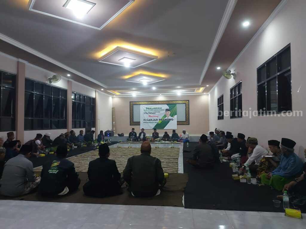Dukungan kyai dan ulama untuk Ganjar Pranowo dalam Pilpres 2024, Sabtu (23/9/2023) malam.
