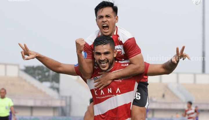 Madura United Sukses Curi Poin di Markas Persita Tangerang