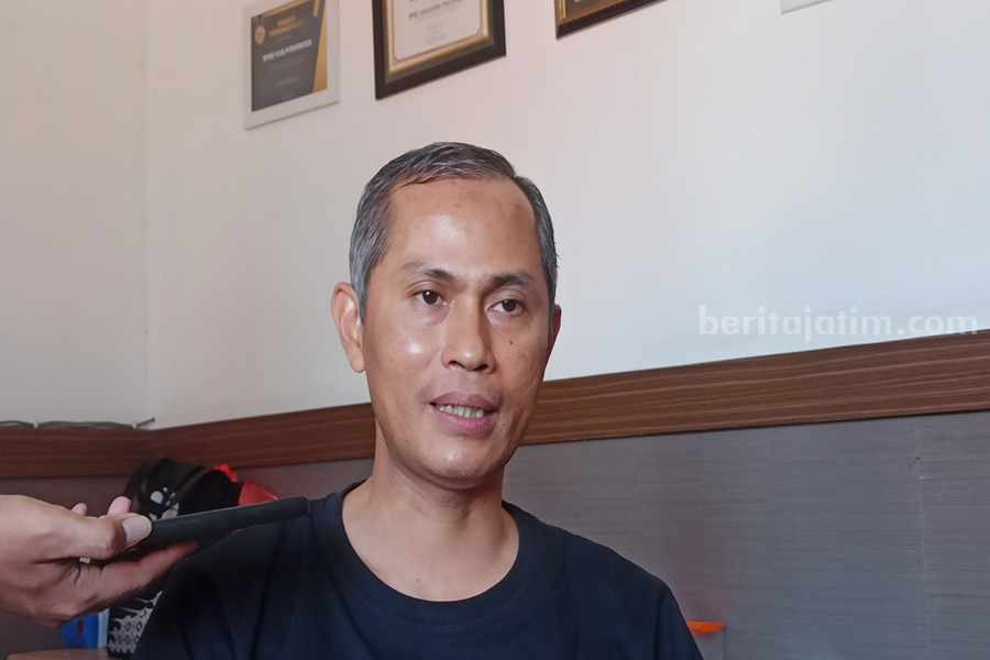 Huntara Warga Terdampak Tanah Gerak Ponorogo Mulai Dikerjakan, Target 45 Hari Selesai Kalaksa BPBD Ponorogo Masun. (Foto/Endra Dwiono/Beritajatim.com)