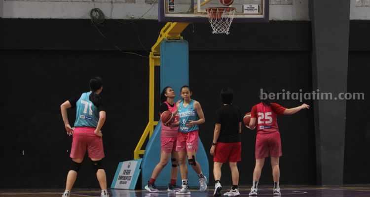 Timnas Indonesia putri latihan terakhir, Kamis (21/9/2023). (Way)