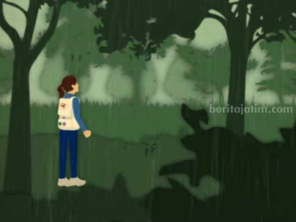 Tangkapan layar official lyric video lagu Terlalu Gegabah, OST Petualangan Sherina 2. (Sumber foto: YouTube/Trinity Optima Production)