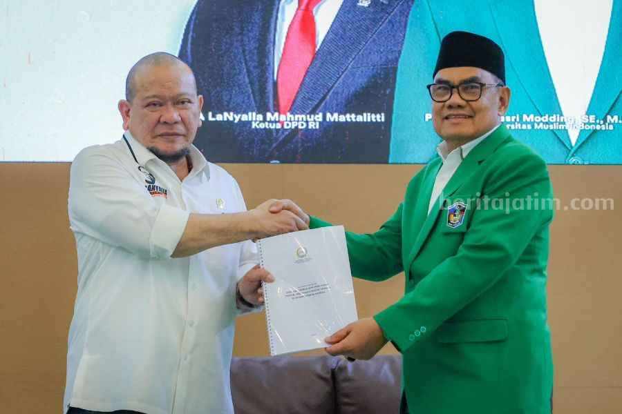 Ketua DPD Bahas Kesamaan Ekonomi Pancasila dan Islam di UMI LaNyalla di UMI