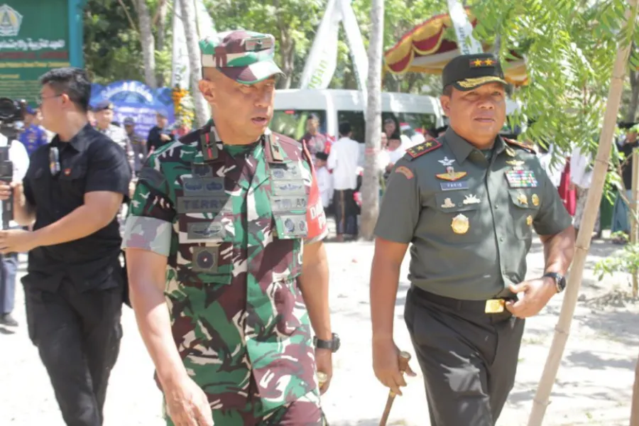 Wapres RI Kunjungi Bangkalan, Pangdam V/Brawijaya Ikut Mendampingi Pangdam V