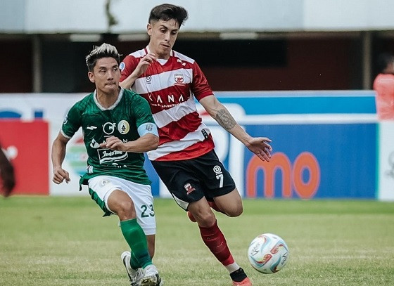 Pertandingan antara PSS dengan Madura United di Stadion Marguwoharjo berkesudahan dengan skor 1-1. (Foto: PSS)