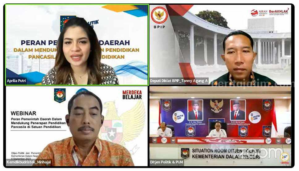 Kediri Dukung Implementasi Pendidikan Pancasila di Sekolah Kota Kediri
