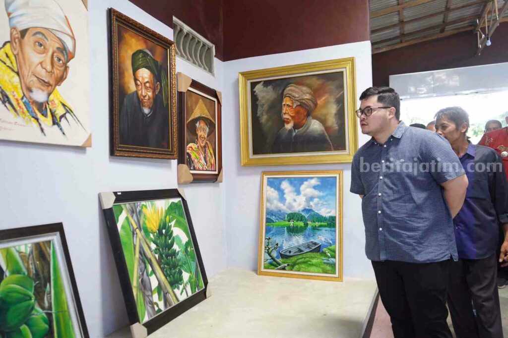 Harapan Bupati Kediri Terhadap Kampung Lukis Ruslan Bupati Kediri