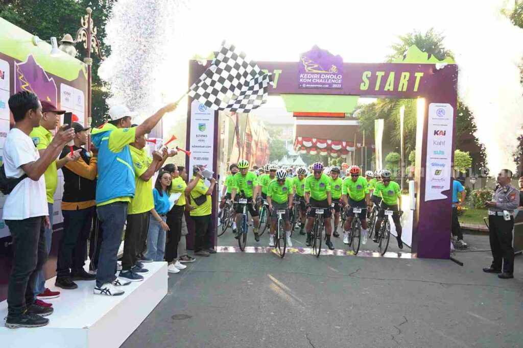Kediri Dholo Kom Challenge, Peserta Lalui Rute Baru