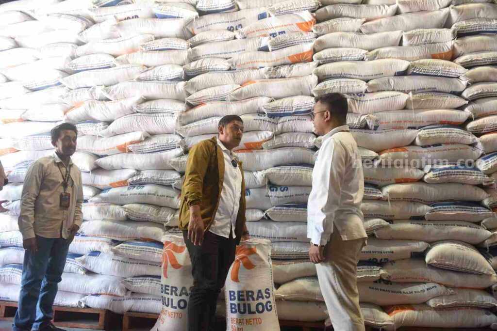 Wali Kota Kediri Cek Stok Beras di Gudang Bulog,Ini Hasilnya Kediri