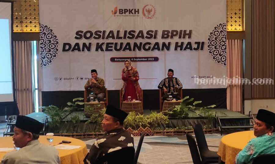 Penasaran, BPKH dan DPR RI Sosialisasi Pengelolaan Keuangan Haji di Banyuwangi Sosialisasi yang dilakukan BPKH dan DPR RI di Banyuwangi