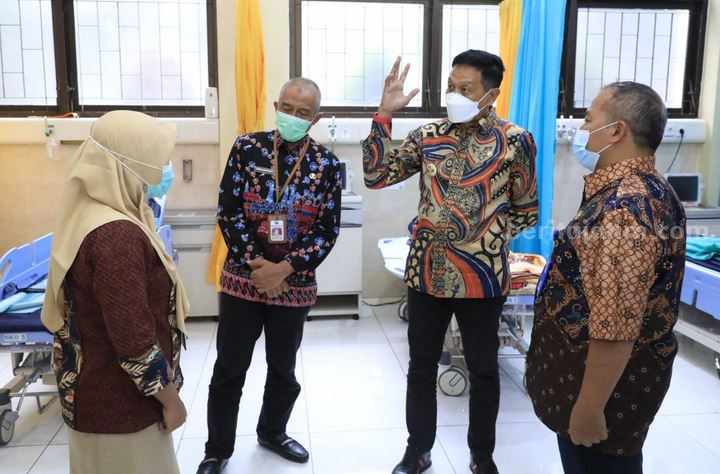 Pj Wali Kota Malang, Wahyu Hidayat di Perkantoran Terpadu Pemkot Malang dan RSUD Kota Malang. (Humas Pemkot Malang)