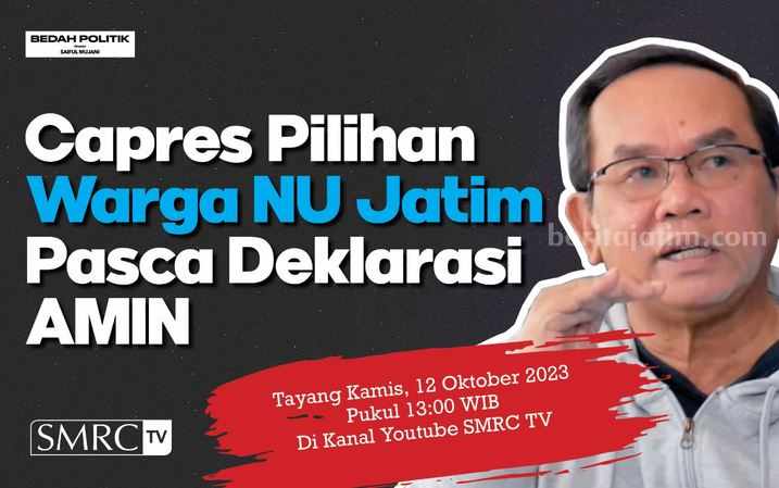 Survei SMRC, NU Jatim Lebih Pilih Ganjar Dibanding Anies dan Prabowo
