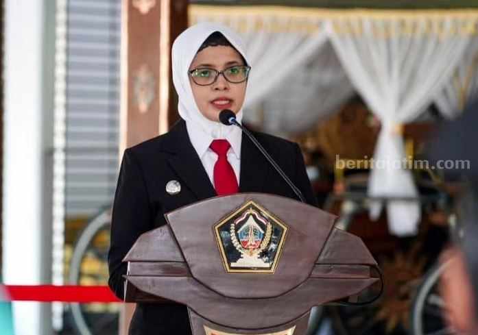 Bupati Blitar Klarifikasi Soal Sewa Rumdin Wabup yang Disebut Akal-akalan Bupati Blitar Rini Syarifah.