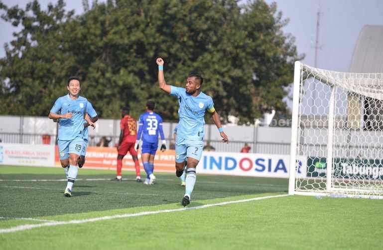 Laga Persipati Pati versus Persela Lamongan yang digelar di Stadion Joyokusumo, Pati.