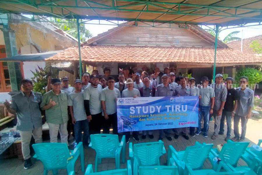 Studi Tiru yang dilakukan Forkom Nelayan Rajungan Nusantara ke Kelurahan Demaan, Kecamatan/Kabupaten Jepara, Jawa Tengah.