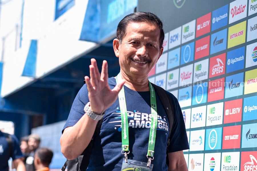 Aji Santoso Didepak, Diganti Djanur Latih Persikabo 1973 Pelatih Persela Lamongan, Djadjang Nurdjaman (Foto : Ist/IG PerselaFc)