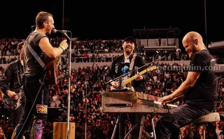 Konser Coldplay. (Sumber foto: Instagram/@coldplay)
