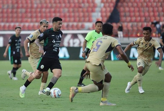 Pertandingan antara Arema FC dengan PSS Sleman berakhir dengan skor 2-1 untuk kemenangan tuan rumah. (Foto: PSS)