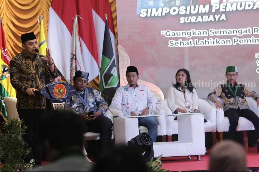 Eri Cahyadi Ajak Cipayung Plus Jadi Bagian Atasi Kemiskinan dan Pengangguran di Surabaya Wali Kota Surabaya Eri Cahyadi