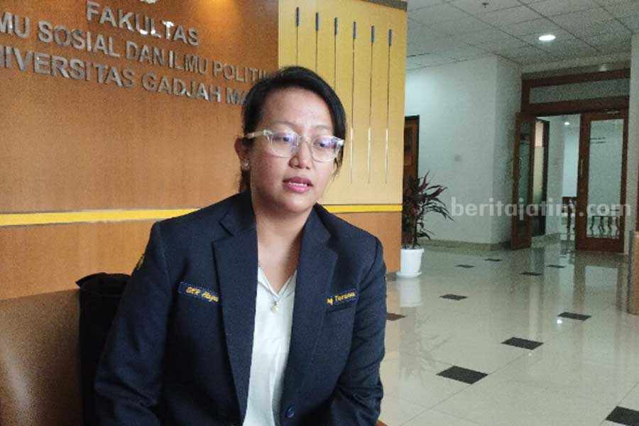Ketua Karangtaruna DIY yang juga Putri Keraton Gusti Kanjeng Ratu (GKR) Hayu.