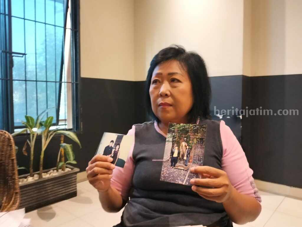 Ida Susanti saat memberikan keterangan pers
