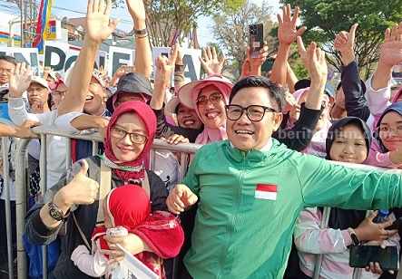 Jalan Sehat Bareng Cak Imin di Kota Malang Dihadiri Ratusan Ribu Orang cak imin