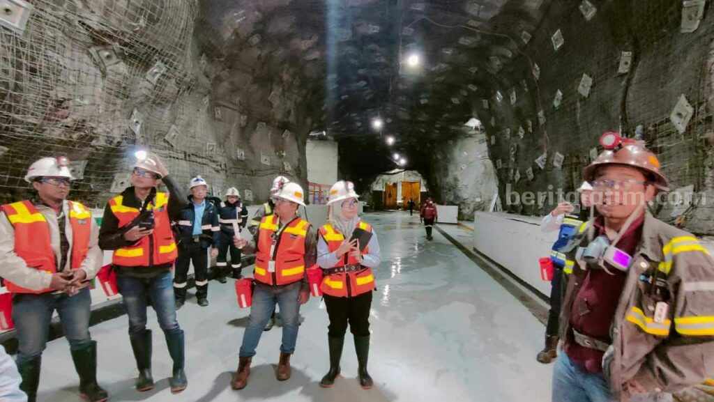 Area under ground Grasberg Tembagapura yang masih melakukan eksplorasi