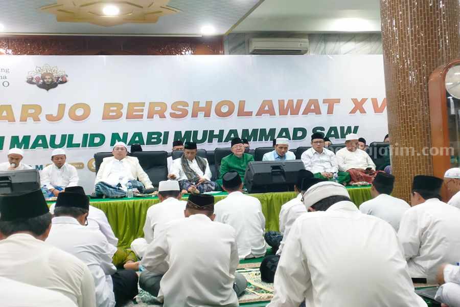 Ribuan Jemaah Meriahkan Sidoarjo Bersholawat XVl