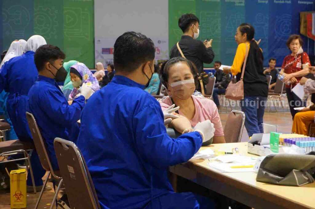 Universitas Ma Chung Beri Layanan Kesehatan Terjangkau dan Berkualitas, Kerjasama dengan Klinik Utama Intibios Pelaksanaan medical check up di Universitas Ma Chung (Foto: Istimewa)