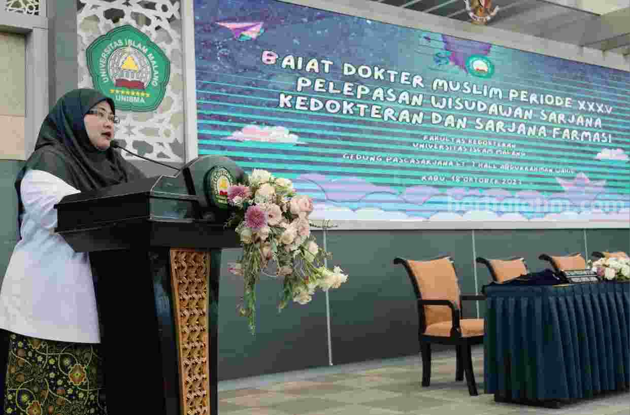Sambutan dari Dekan FK Unisma (Foto: Istimewa)