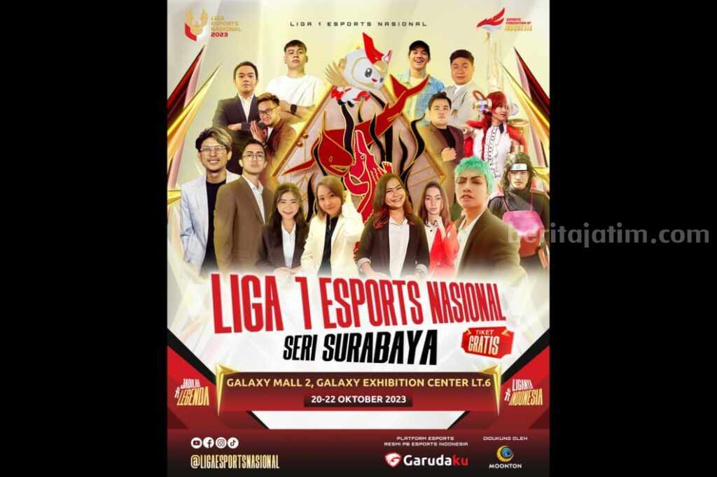 Liga 1 Esports Nasional Bakal Digelar di Surabaya, Cek Jadwal Pertandingannya Poster Liga 1 Esports Nasional. (Foto: Garudaku)