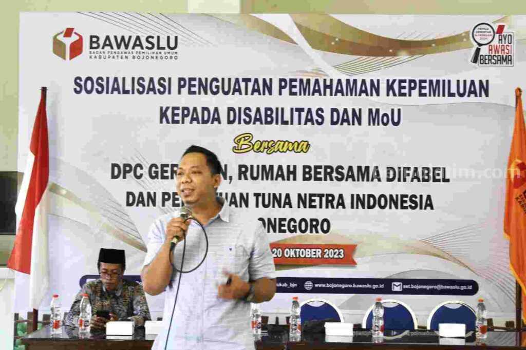 Foto: Koordinator Akademi Pemilu dan Demokrasi (APD) Kabupaten Bojonegoro Mochammad Alfianto.