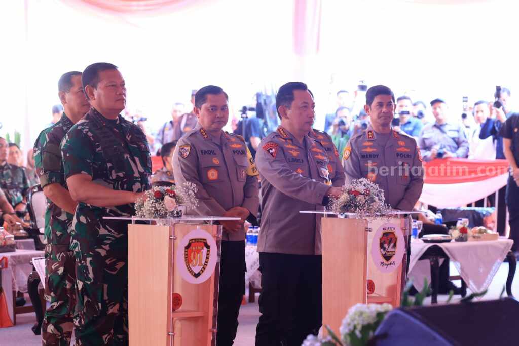 Kapolri dan Panglima TNI Hadir Deklarasi Pemilu Damai Malang